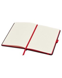 Блокнот ColorNote Black, твердая обложка A5, 80 листов, черный с красным-foto2