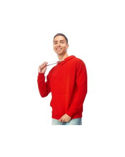 Толстовка унисекс Stream с капюшоном, красный-foto4