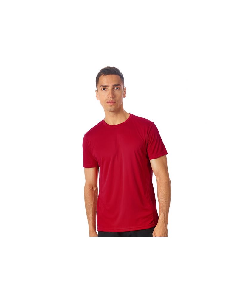 Мужская спортивная футболка Turin из комбинируемых материалов, красный Мужская спортивная футболка Turin из комбинируемых материалов, красный