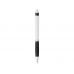 Шариковая ручка с резиновой накладкой Turbo, белый/черный, черные чернила