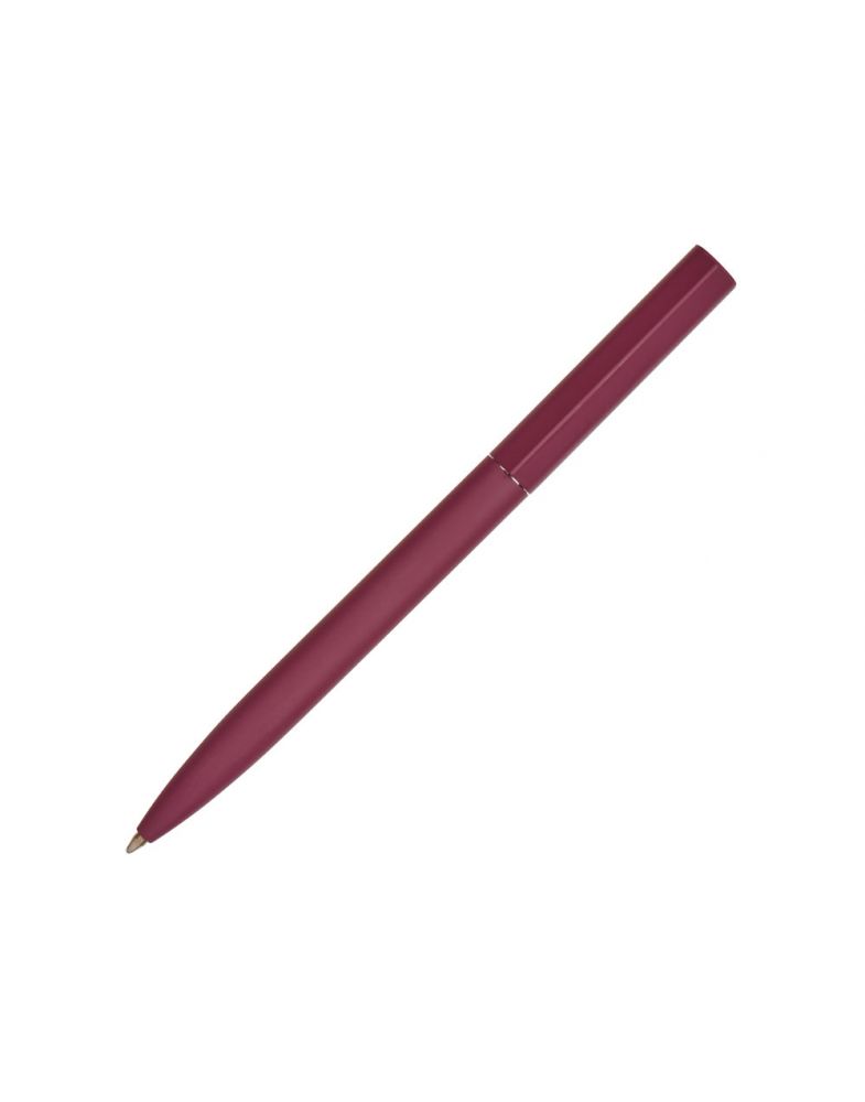 Шариковая металлическая ручка Minimalist софт-тач, бургунди Шариковая металлическая ручка Minimalist софт-тач, бургунди