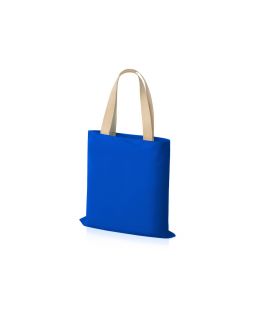 Сумка для шопинга Steady из хлопка с парусиновыми ручками, 260 г/м2, синий-foto2