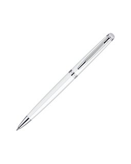 Ручка шариковая Waterman Hemisphere White CТ M, белый/серебристый