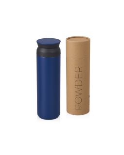 Вакуумный термос Powder 500 мл, тубус, темно-синий