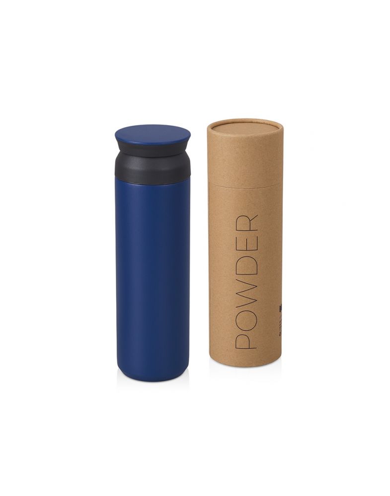 Вакуумный термос Powder 500 мл, тубус, темно-синий Вакуумный термос Powder 500 мл, тубус, темно-синий