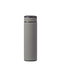 Вакуумный термос Vacuum Flask C1, soft touch, 420мл, серый-foto3