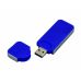 USB-флешка на 128 Гб в стиле I-phone, прямоугольнй формы, синий