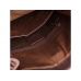 Рюкзак-сумка KLONDIKE DIGGER Mara, натуральная кожа в темно-коричневом цвете, 32,5 x 36,5 x 11 см