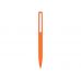 Ручка шариковая пластиковая Bon с покрытием soft touch, оранжевый