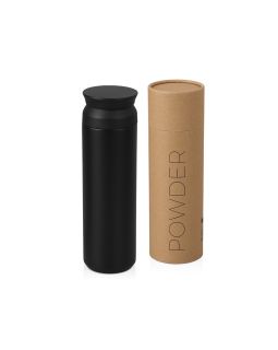 Вакуумный термос Powder 500 мл, тубус, черный