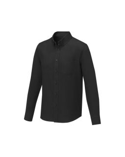 Pollux Мужская рубашка с длинными рукавами, черный