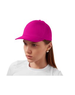 Бейсболка Poly 5-ти панельная 120гр, фуксия-foto3