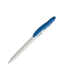 Шариковая ручка Rico White, белый/голубой