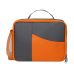 Изотермическая сумка-холодильник Breeze для ланч-бокса, серый/оранжевый