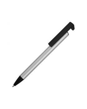 Ручка-подставка шариковая Кипер Металл, серебристый