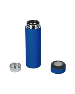 Вакуумный термос Vacuum Flask C1, soft touch, 420мл, синий-foto2