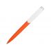 Ручка пластиковая шариковая Umbo BiColor, оранжевый/белый