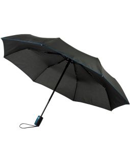 Автоматический складной зонт Stark-mini, черный/process blue