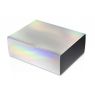 Подарочная коробка с голографическим шубером без печати Aurora, XL, 300х235х105 мм.