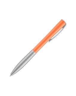 Ручка шариковая металлическая RAISE, оранжевый/серый