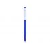 Ручка шариковая пластиковая Bon с покрытием soft touch, синий