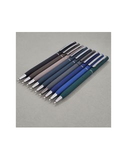 Ручка шариковая автоматическая BrunoVisconti® PALERMO цвет корпуса коричневый, soft-touch, 0.7 мм-foto4