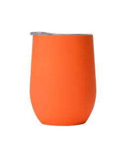 Термокружка Vacuum mug C1, soft touch, 370мл, оранжевый-foto3