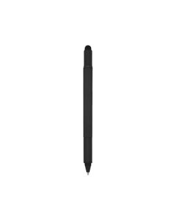 Ручка шариковая металлическая Tool, черный. Встроенный уровень, мини отвертка, стилус-foto8