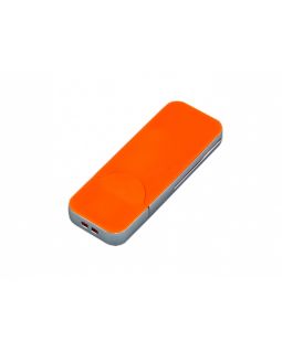 USB-флешка на 4 Гб в стиле I-phone, прямоугольнй формы, оранжевый