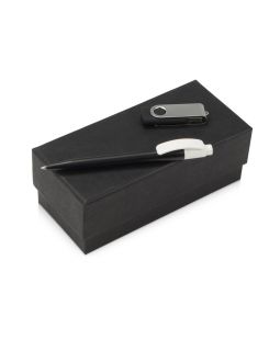 Подарочный набор Uma Memory с ручкой и флешкой, черный