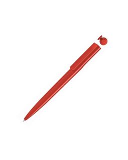 Ручка шариковая пластиковая RECYCLED PET PEN switch, синий, 1 мм, красный