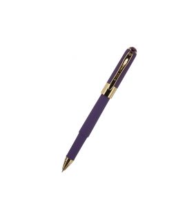 Ручка пластиковая шариковая Monaco, 0,5мм, синие чернила, виноградный