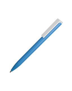 Ручка пластиковая шариковая Fillip, голубой/белый