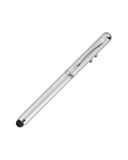 Ручка-стилус Каспер 3 в 1, серебристый
