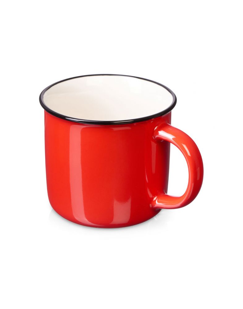 Кружка с каймой Countryside M, красный 410ml Кружка с каймой Countryside M, красный 410ml