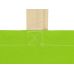 Сумка для шопинга Twin двухцветная из хлопка, 180 г/м2, зеленое яблоко/натуральный