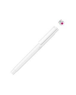Капиллярная ручка в корпусе из переработанного материала rPET RECYCLED PET PEN PRO FL, белый с розовыми чернилами