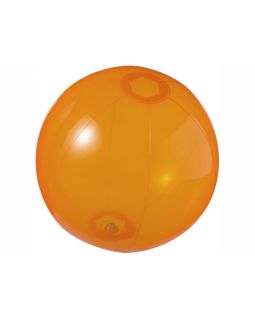 Мяч пляжный Ibiza, оранжевый прозрачный