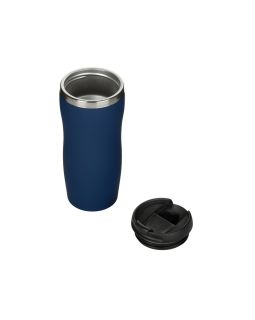 Термокружка Double wall mug C1, soft touch, 350 мл, темно-синий-foto2