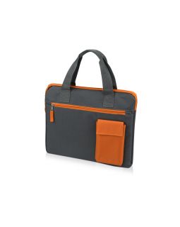 Конференц сумка Session, серый/оранжевый
