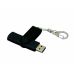 Флешка с поворотным механизмом, c дополнительным разъемом Micro USB, 32 Гб, черный