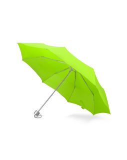 Зонт складной Tempe, механический, 3 сложения, с чехлом, зеленое яблоко