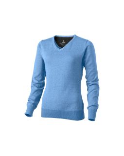 Пуловер Spruce женский с V-образным вырезом, светло-синий