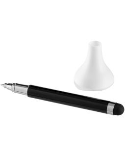 Ручка шариковая со стилусом, черный