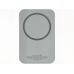 Магнитный беспроводной внешний аккумулятор MagnetIQ, 5000 mah, 10 W, серый Cool gray 7C