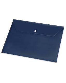 Папка-конверт А4 с кнопкой, синий