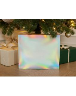 Подарочная коробка с голографическим шубером без печати Aurora, XL, 300х235х105 мм.-foto4