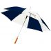 Зонт-трость Lisa полуавтомат 23, темно-синий/белый