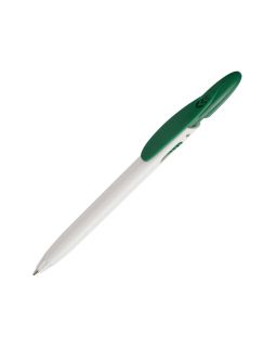 Шариковая ручка Rico White, белый/зеленый