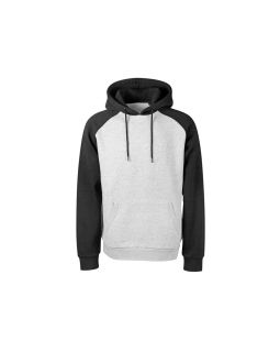 Толстовка с капюшоном Dublin мужская, черный/серый меланж-foto7